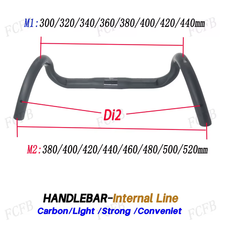 Di2 T1000 guidon en carbone