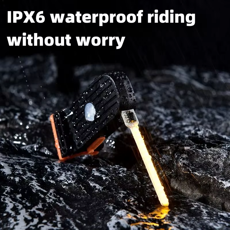 Feux arrière de vélo lampe à eau courante Rechargeable