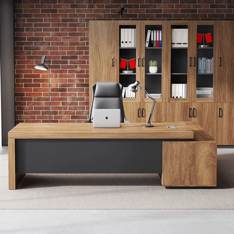 Bureau d'étude en bois, organisateurs d'ordinateur modernes, rangement, bureau bon marché, relaxant, Mesa Ordenador, meubles permettant de gagner de l'espace