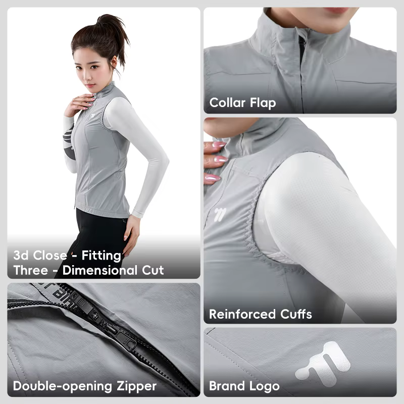 WEST BIKING – gilet de cyclisme coupe-vent pour femmes