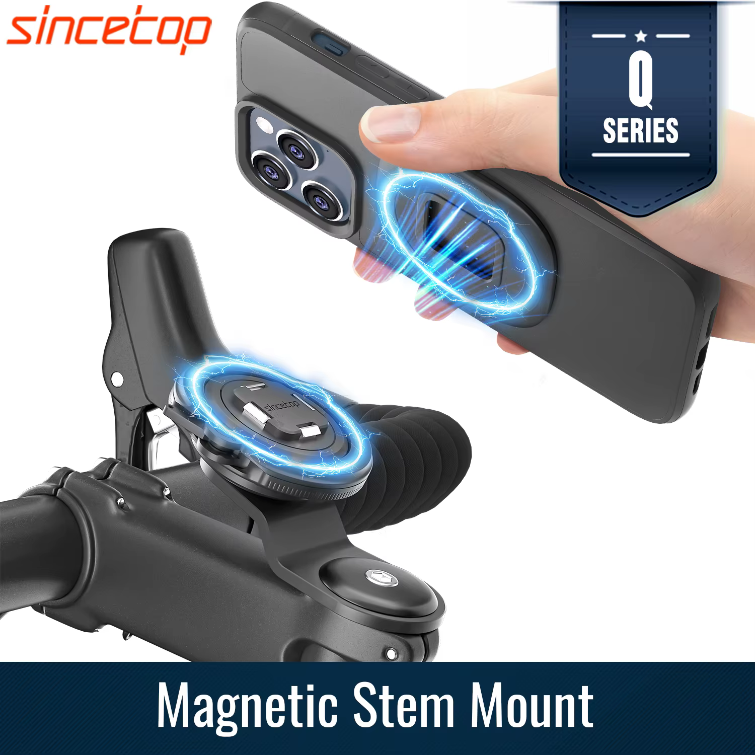 Support de téléphone magnétique pour vélo