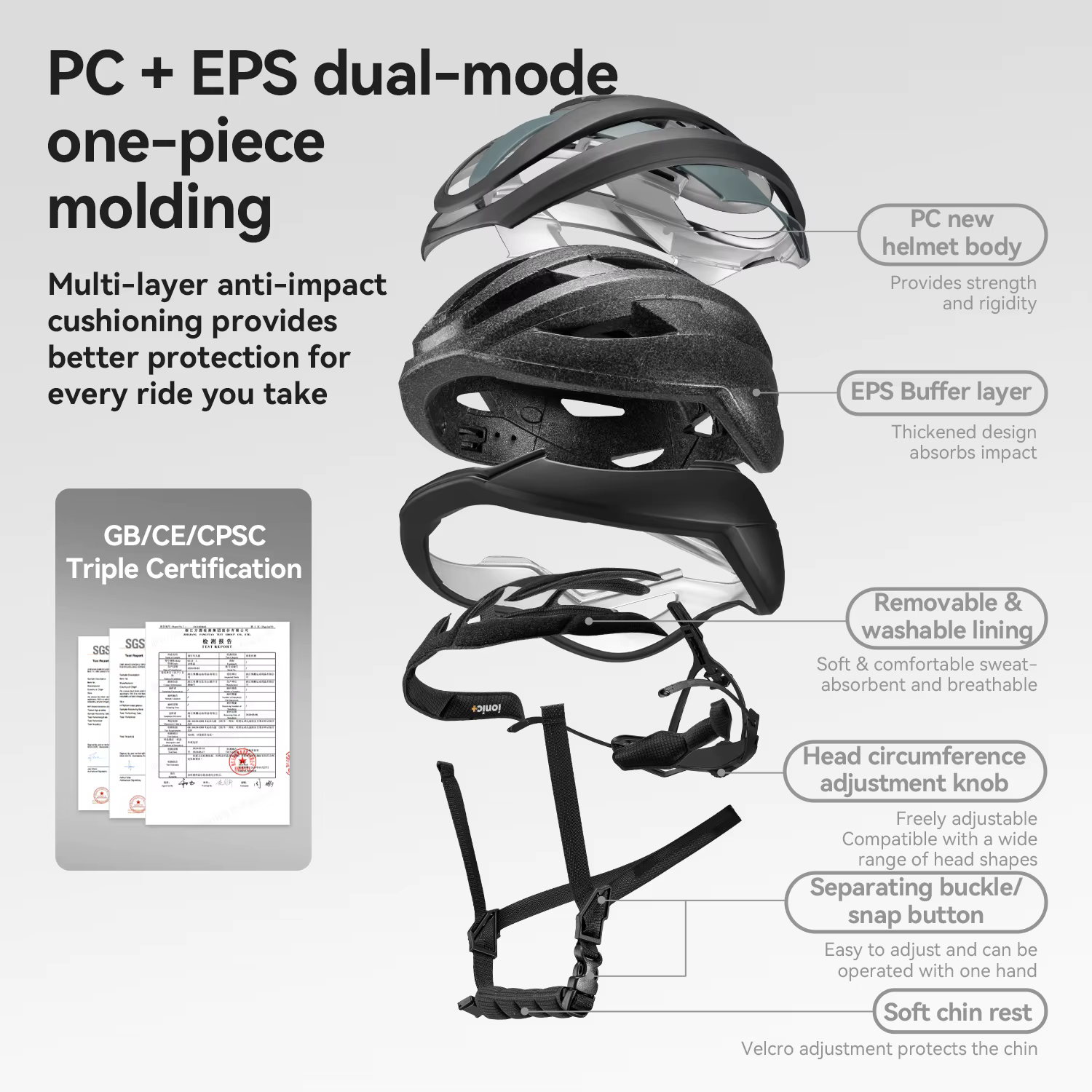 ROCKBROS casque de cyclisme ultraléger rationaliser Aero