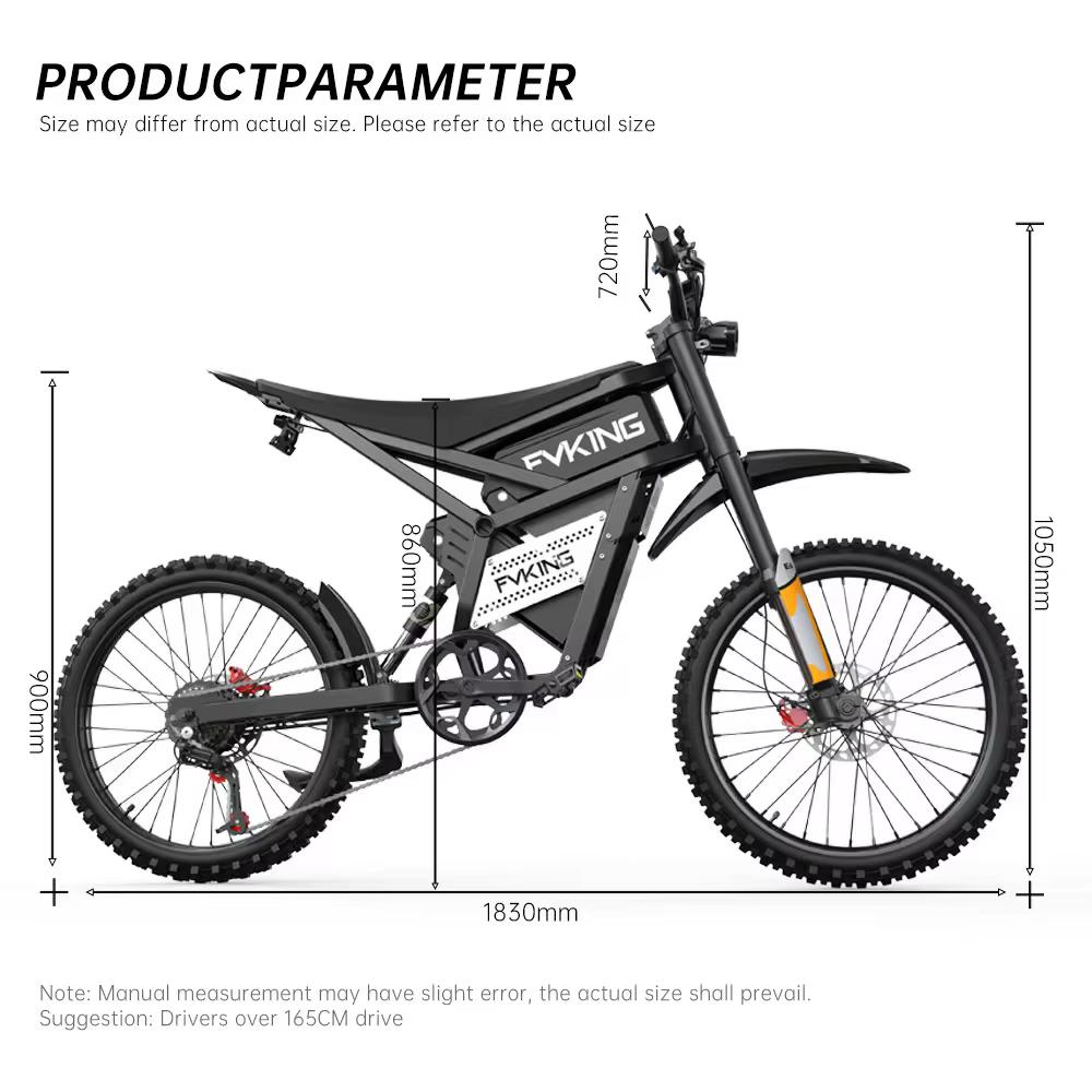 Moto électrique FVKING E6 pour adultes