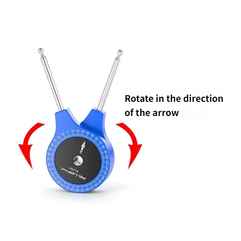Outil de mesure d'angle de fixation de pédalier de vélo de route