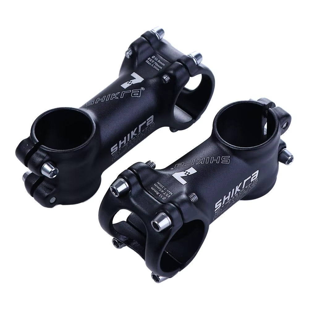Potence de vélo en alliage d'aluminium de 45/55/65/70/80/90/100/110 mm
