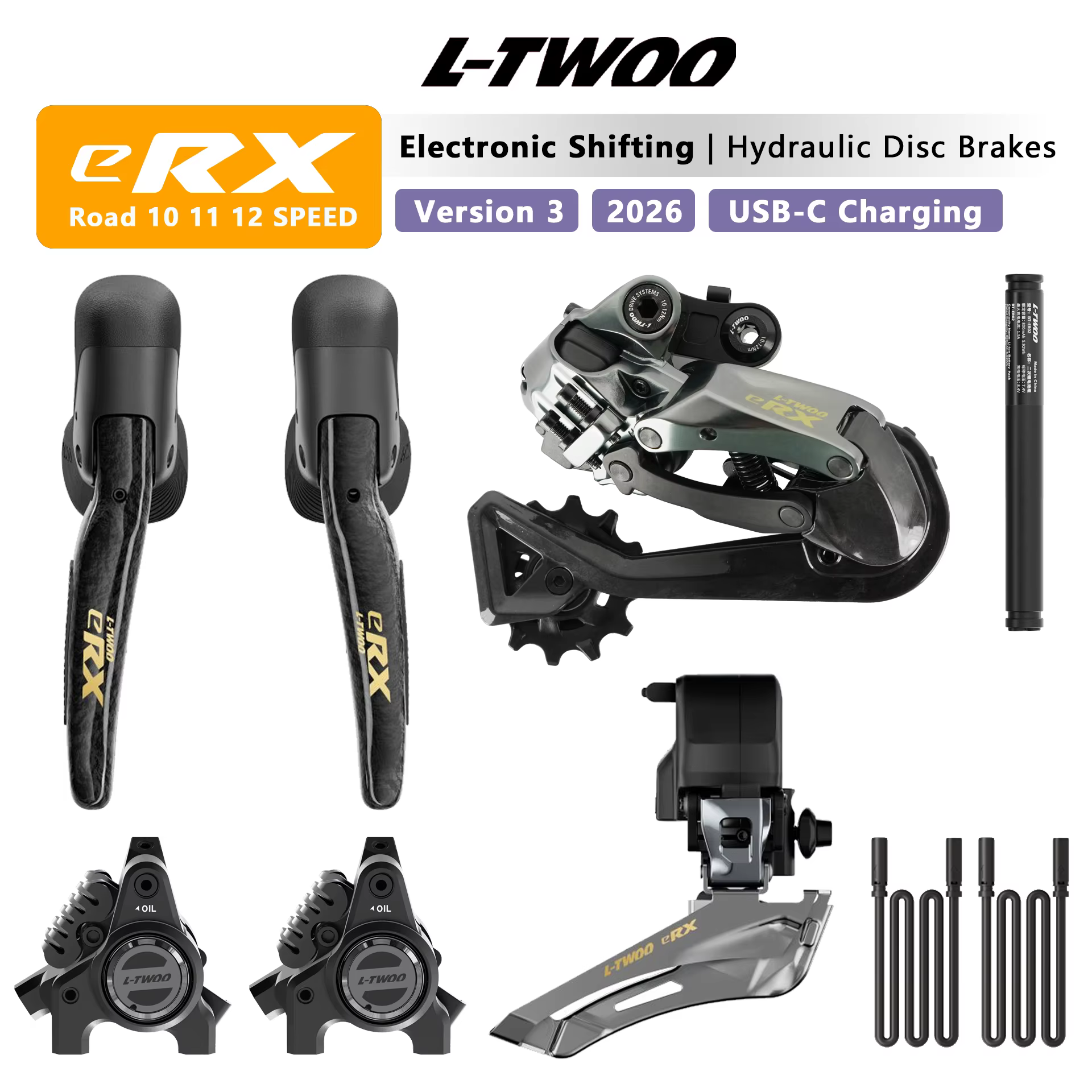Nouveau groupe électronique LTWOO V3 eRX 2x12s / 2x11s 2026