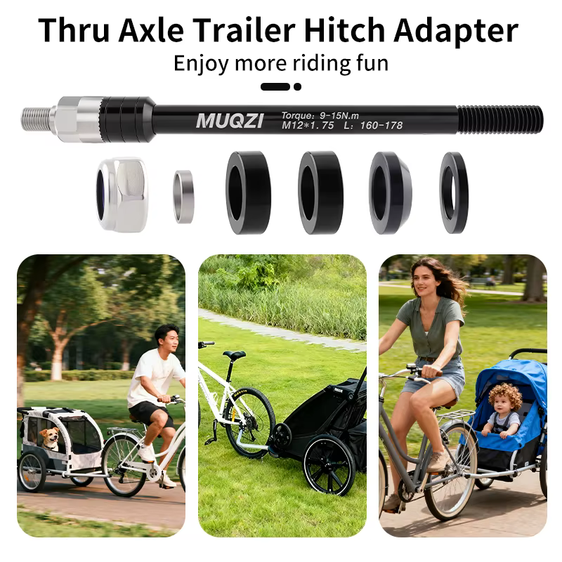 MUQZI – adaptateur d'attelage de remorque pour vélo