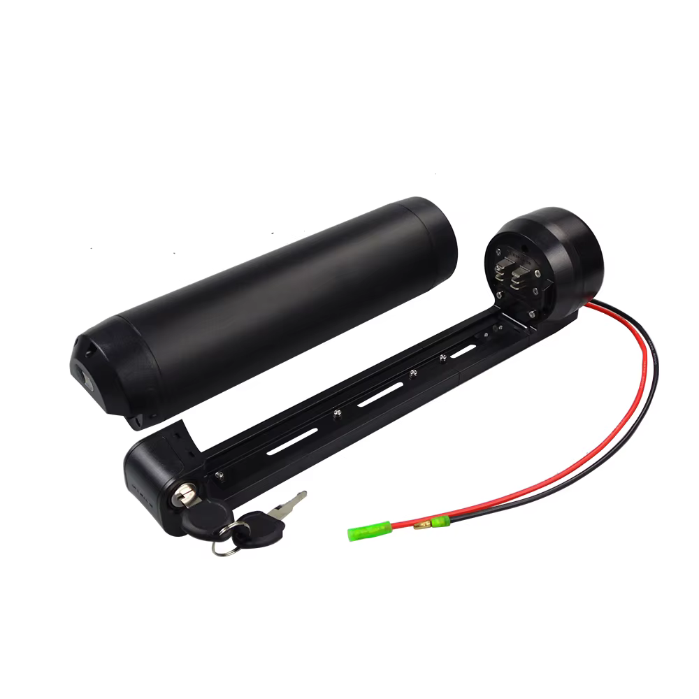 Mini bouteille de batterie de vélo électrique avec chargeur