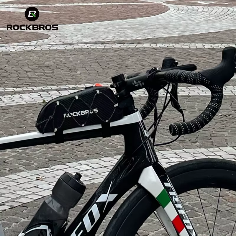 ROCKBROS sac de vélo étanche réfléchissant avant cadre supérieur Tube sac ultraléger sac