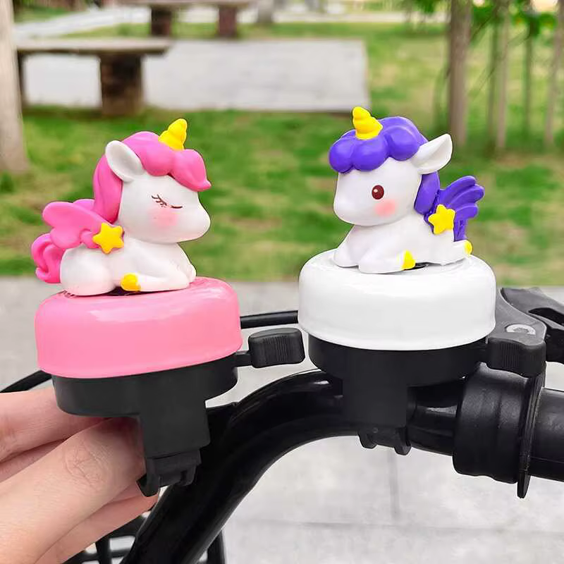 Sonnette de vélo à motif licorne