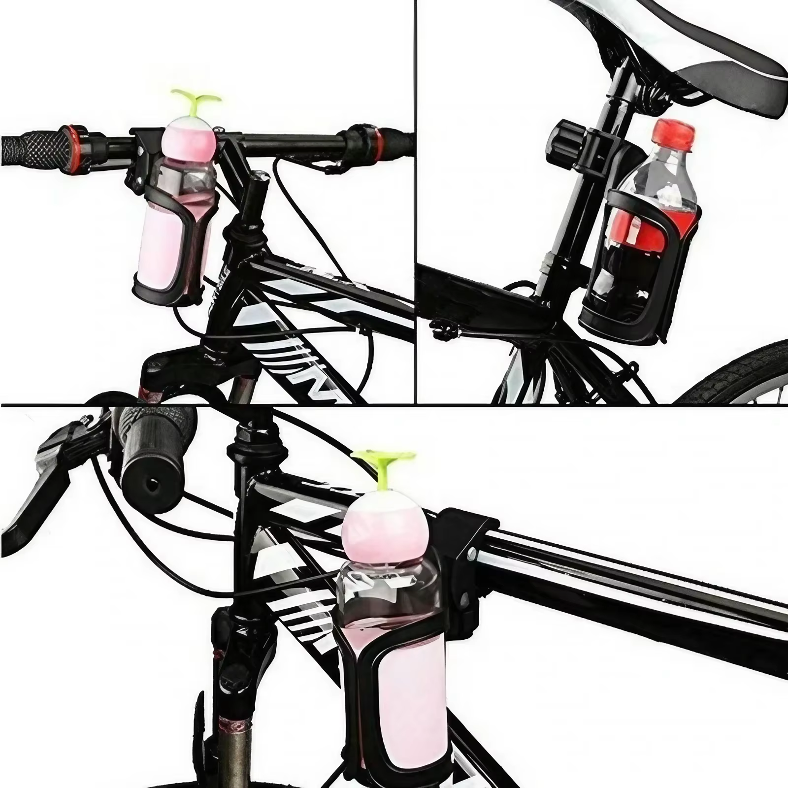 Accessoires de vélo-support de verre de bouteille d'eau multifonctionnel