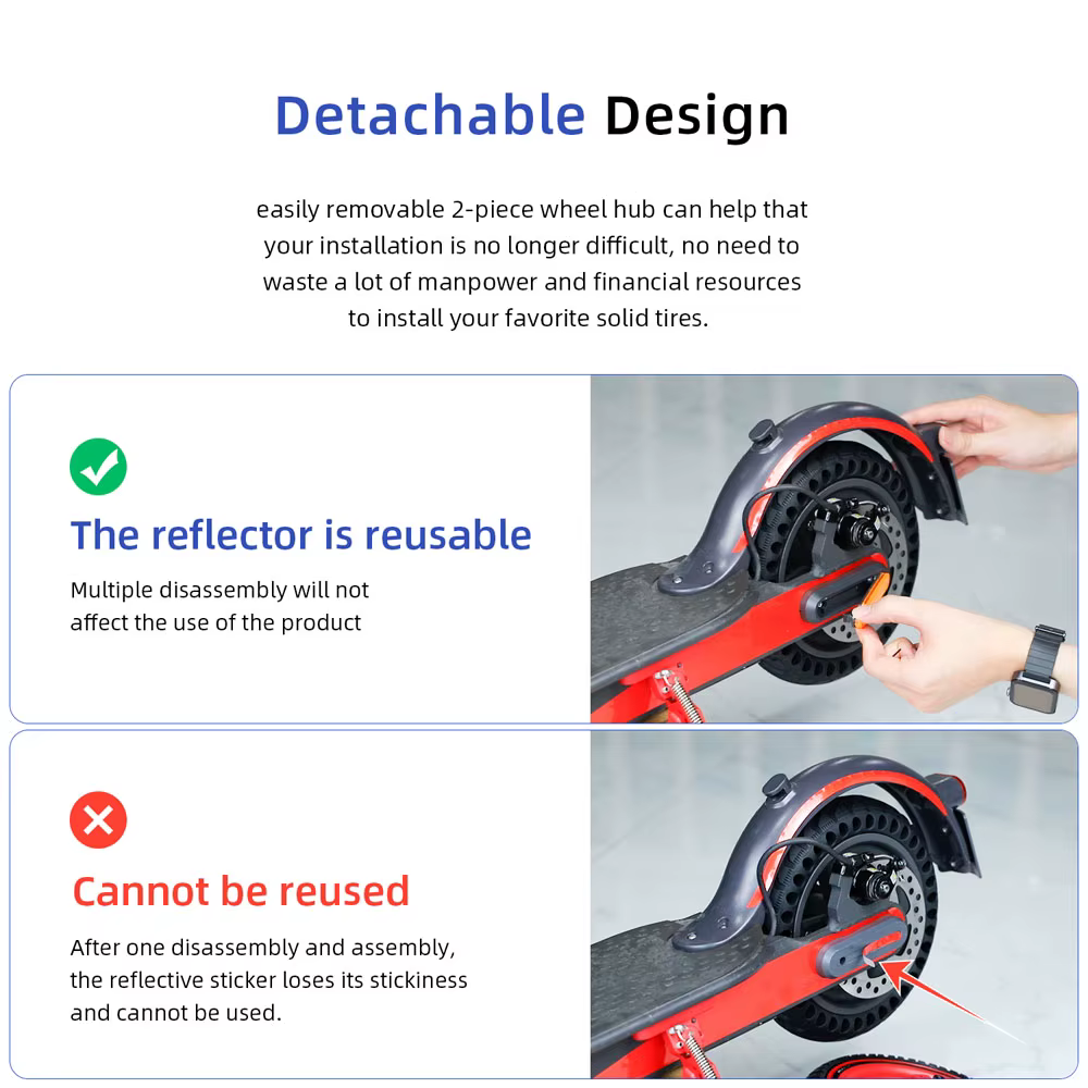 Autocollants réfléchissants pour Scooter électrique Xiaomi Mi 1S Pro 2 M365
