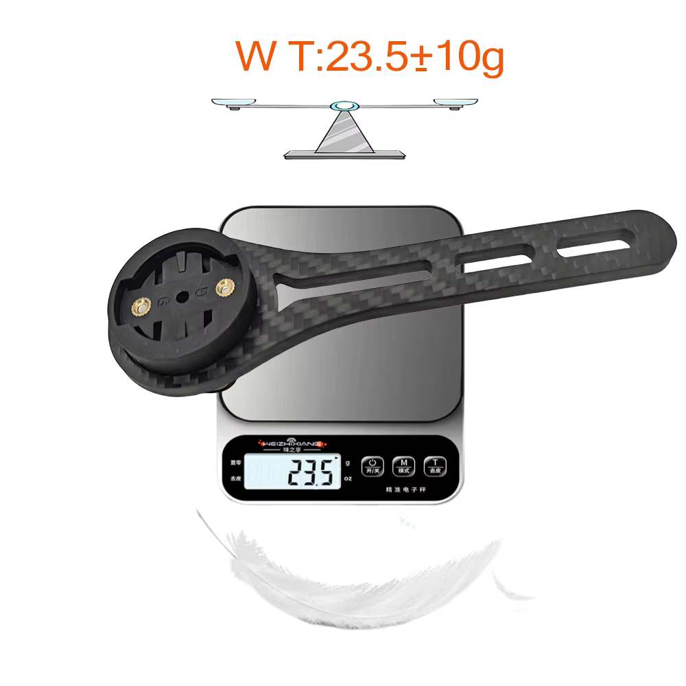 Support de compteur de vélo en fibre de carbone