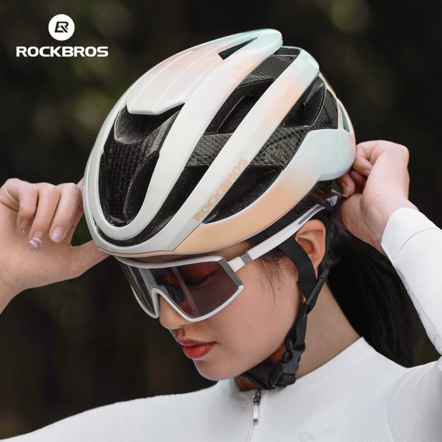 ROCKBROS casque de cyclisme ultraléger rationaliser Aero