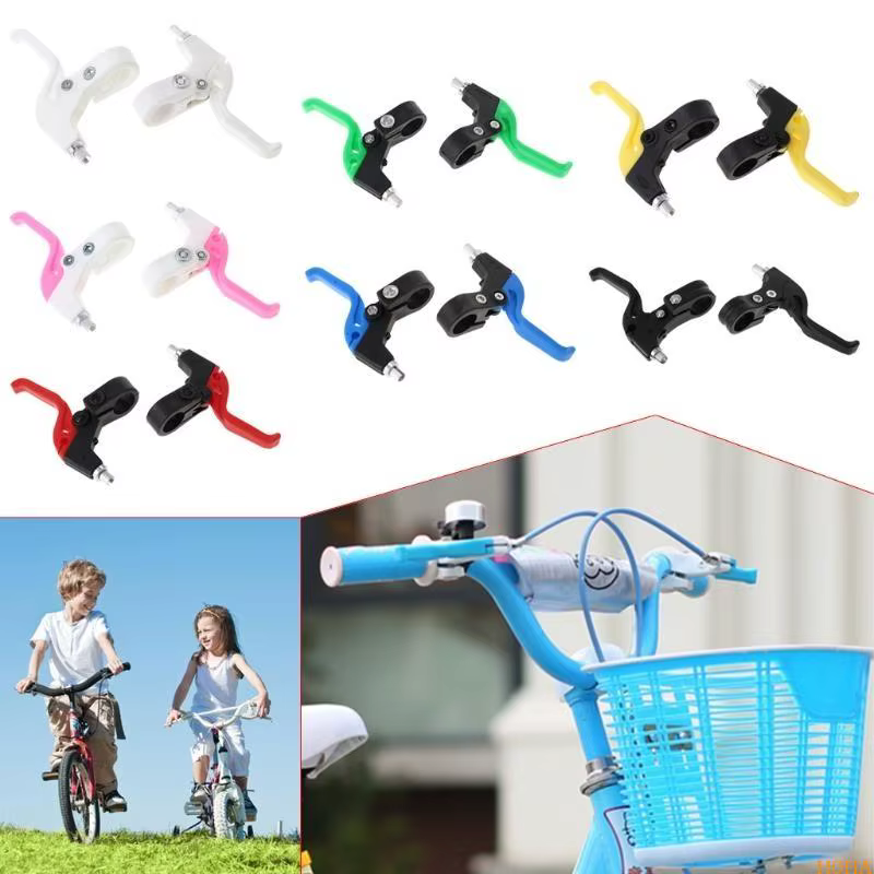 N0ha 2 pcs enfants levier frein à vélo en plastique