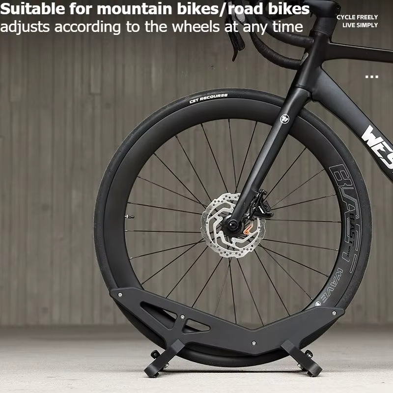 Supports de stationnement de vélo réglables antidérapants en ABS pour intérieur