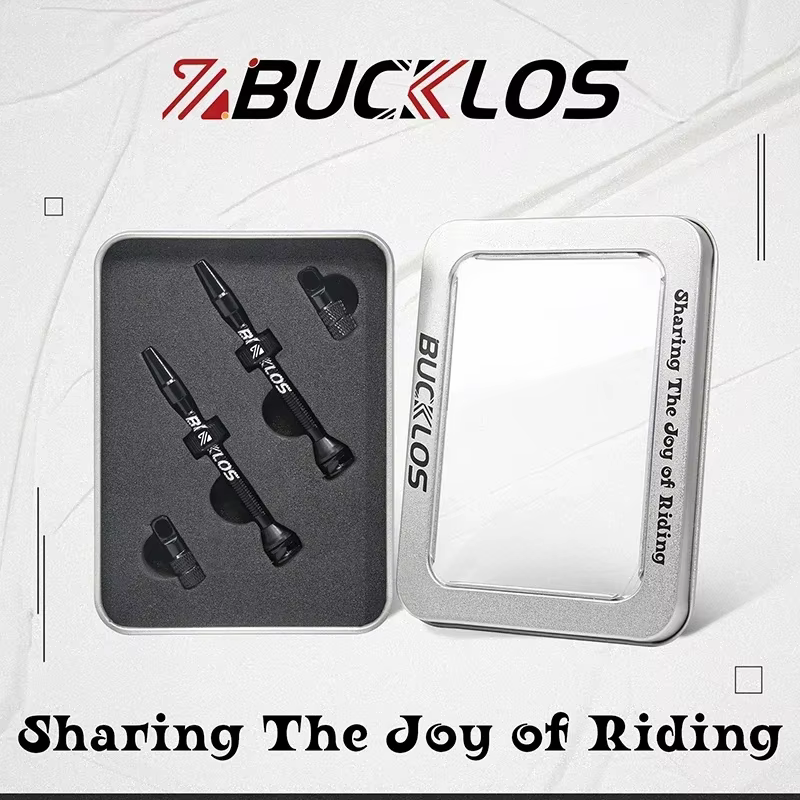 BUCKKub-Valves Presta Tubeless pour vélo de route et VTT