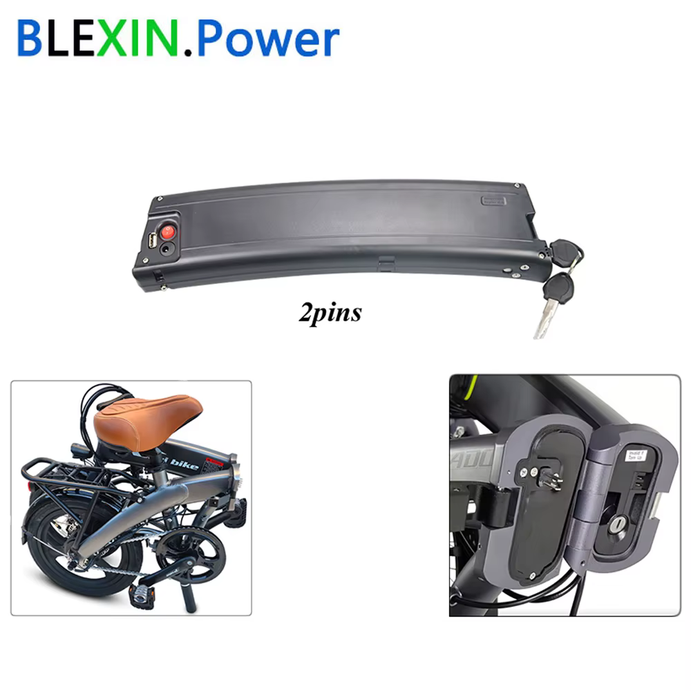 Batterie de vélo électrique cachée Scimitar incurvée 36V 7.8Ah 9Ah 10.5Ah