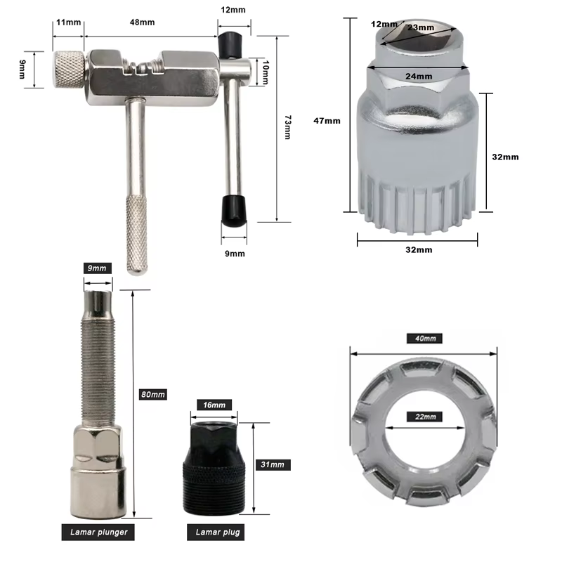 Kits d'outils de réparation de vélos : Coupe-chaîne