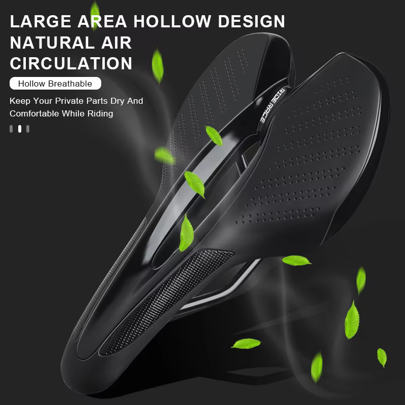 Selle de vélo avec feu arrière