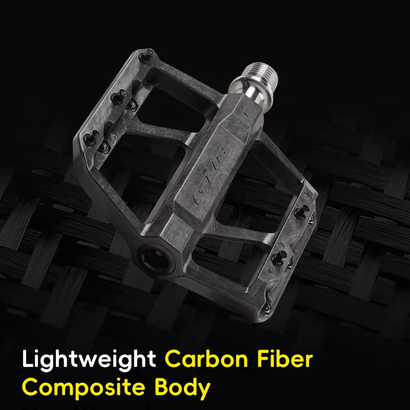 Pédales de vélo légères GUB en fibre de carbone