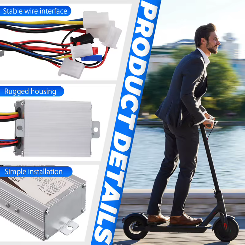 Contrôleur de vélo électrique brossé 24V 350W