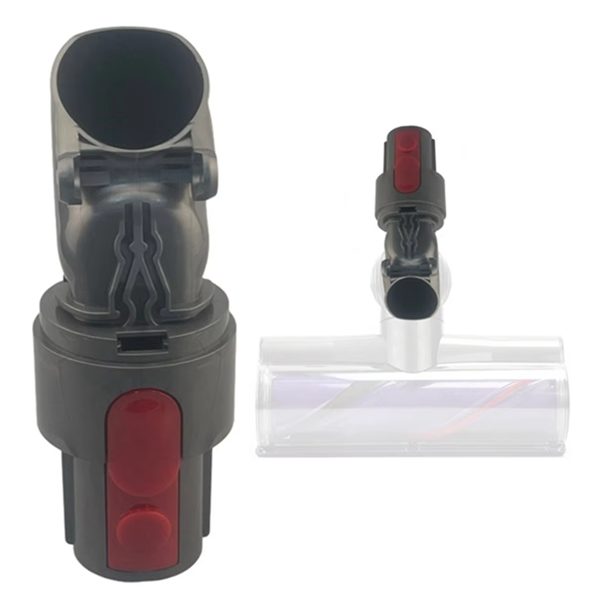 AD24 pour Dyson V7 V10 V11 V15 accessoires pour aspirateur 100W adaptateur de connecteur de tête d'aspiration à entraînement Direct + roue à billes en V