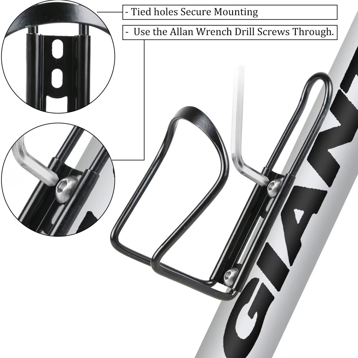 Porte-bouteille d'eau en alliage d'aluminium, porte-bouteille d'eau pour vélo de montagne, sac à main adapté aux vélos de route et de montagne