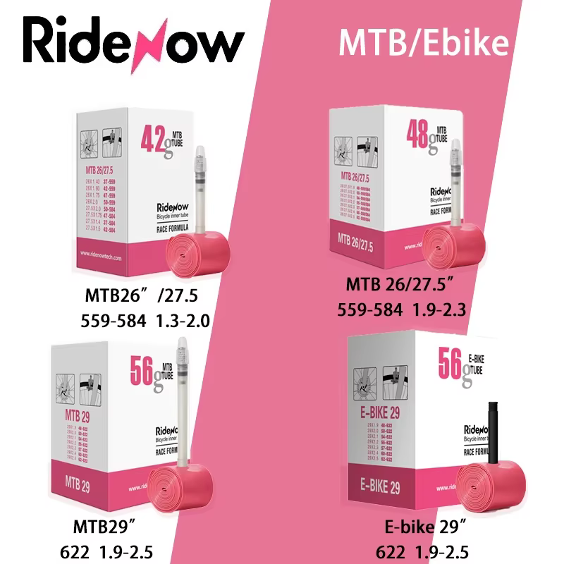 Ridenow chambre à air de vélo vtt ultralégère 26 pouces 27.5