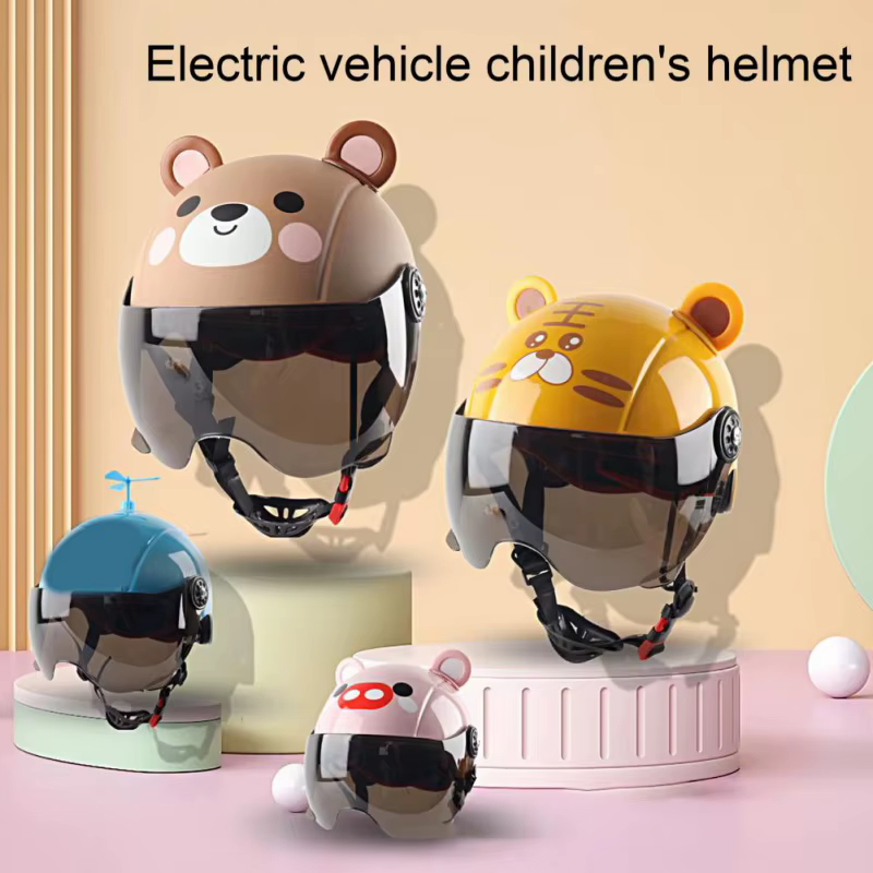 Child Riding Helmet Adjustable Adorable Appearance Ultra-Light Shock Absorbing ABS Toddler Skateboard Bike Safety