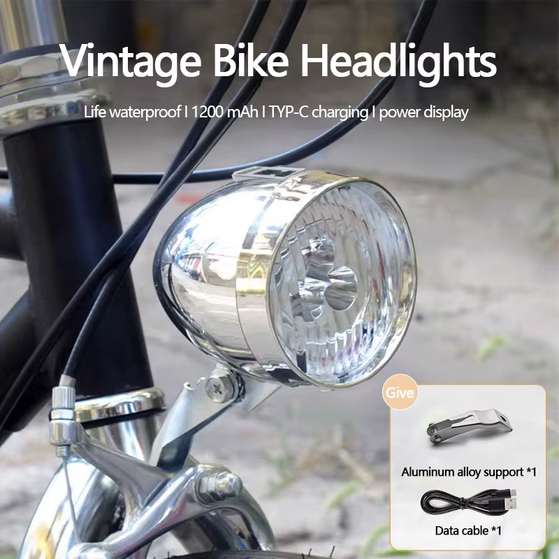 3 LED rétro vélo avant lumière