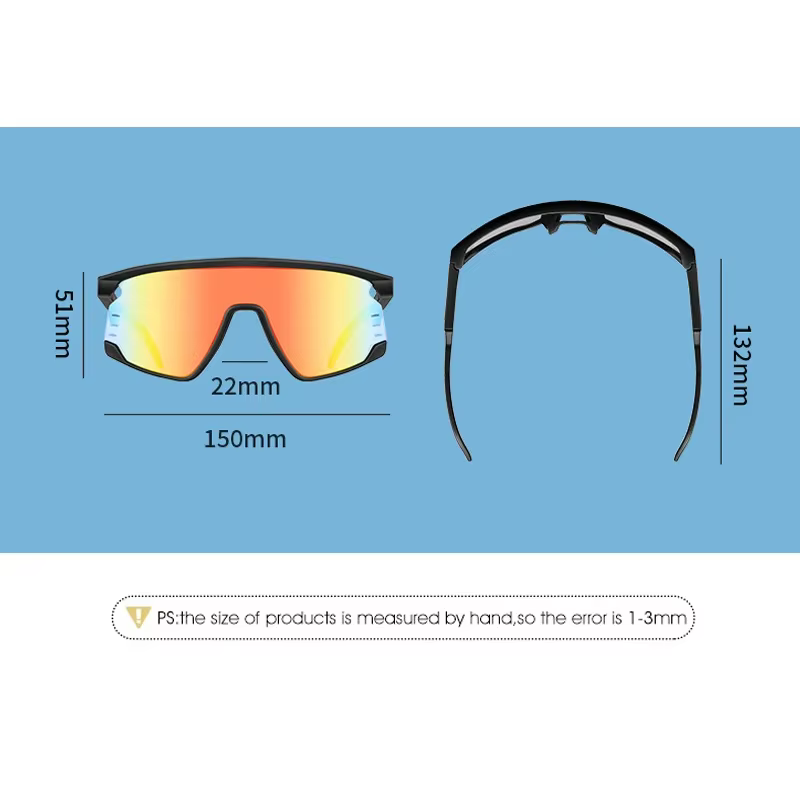 Lunettes de soleil de cyclisme de sport UV400 unisexe
