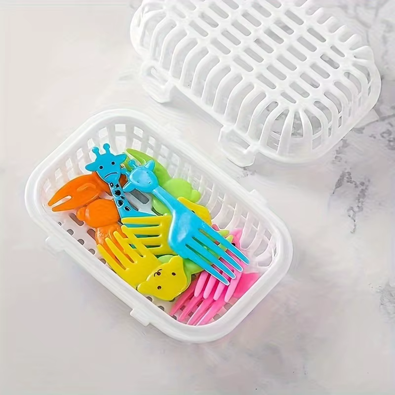 Accessoires de cuisine pour organiser les petits objets, spécialement conçus pour le nettoyage et le drainage des lave-vaisselle, 2 pièces