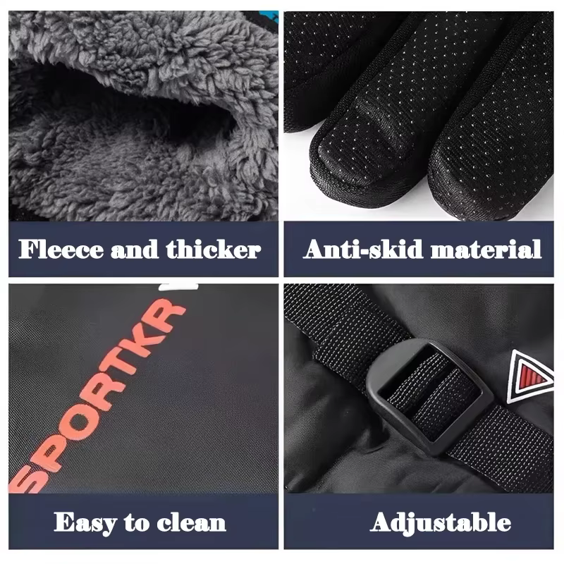 Gants de cyclisme d'hiver imperméables et antidérapants