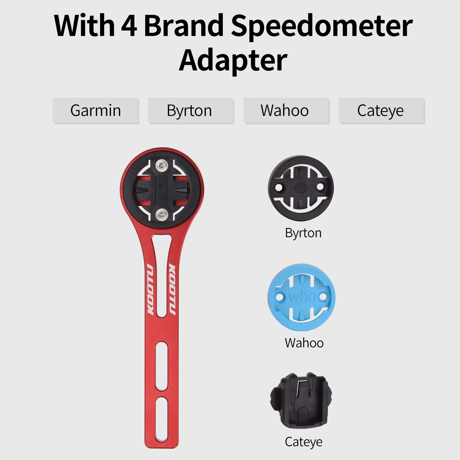 KOOTU Support de compteur de vitesse de vélo de route pour guidon intégré