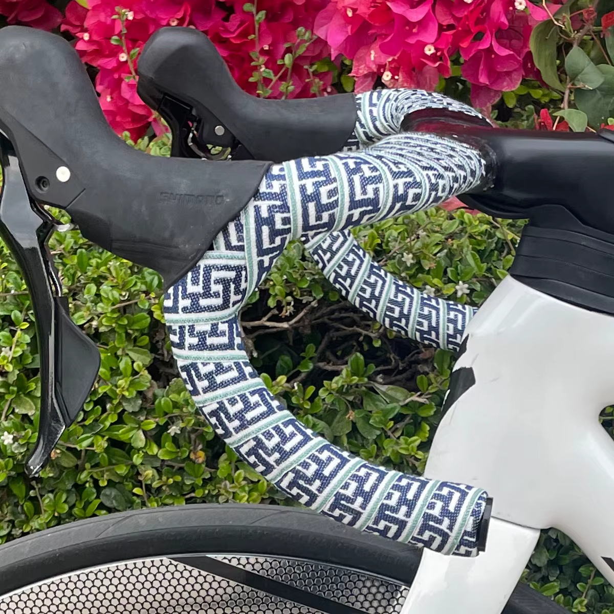 1 paire de rubans de guidon tressés pour vélo de route