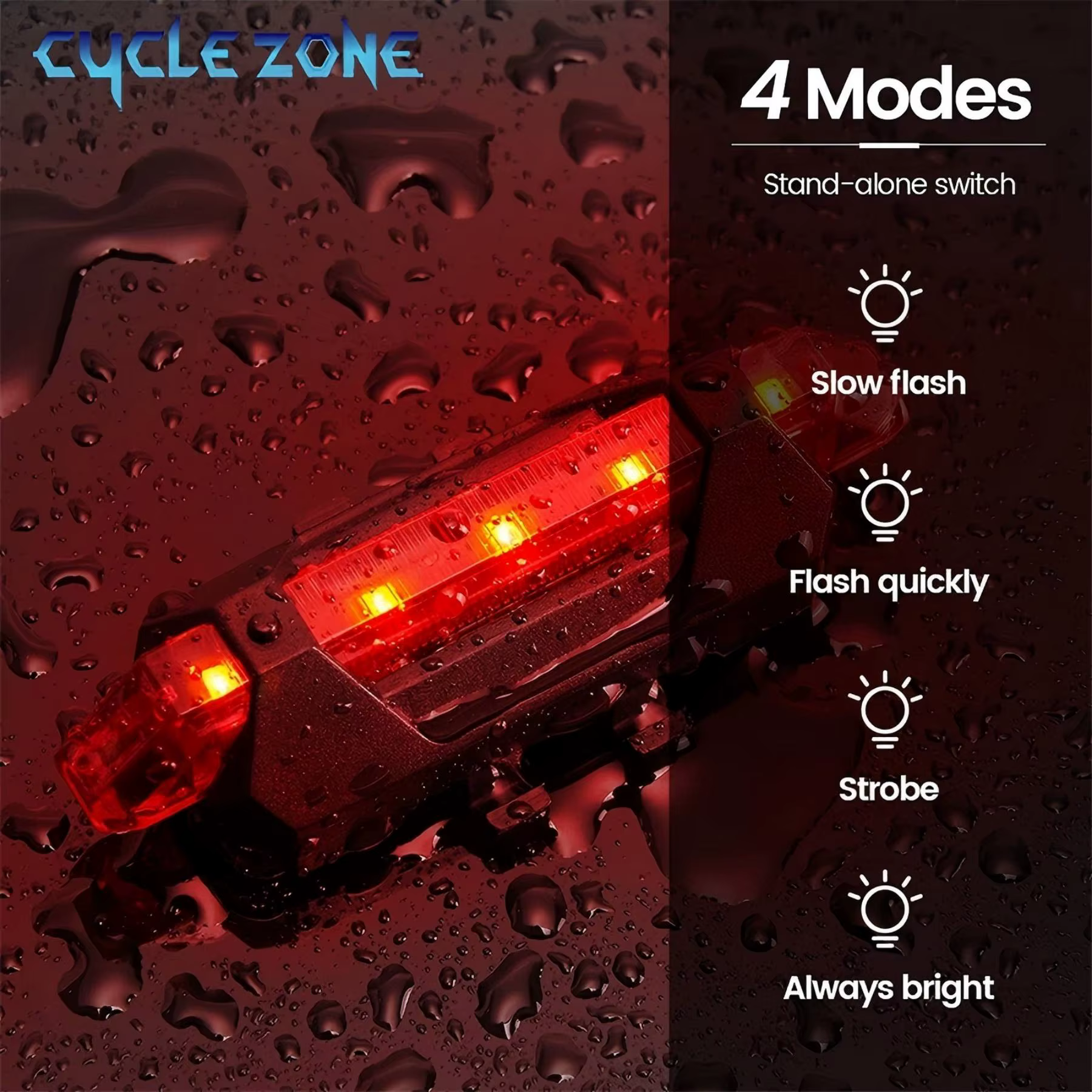 Ensemble de lumières de vélo