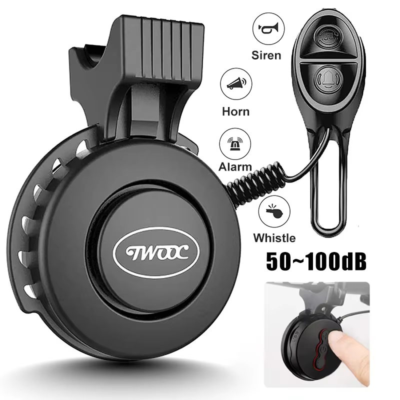 TWOOC T-002S vtt vélo de route sonnette électronique anneau USB Charge