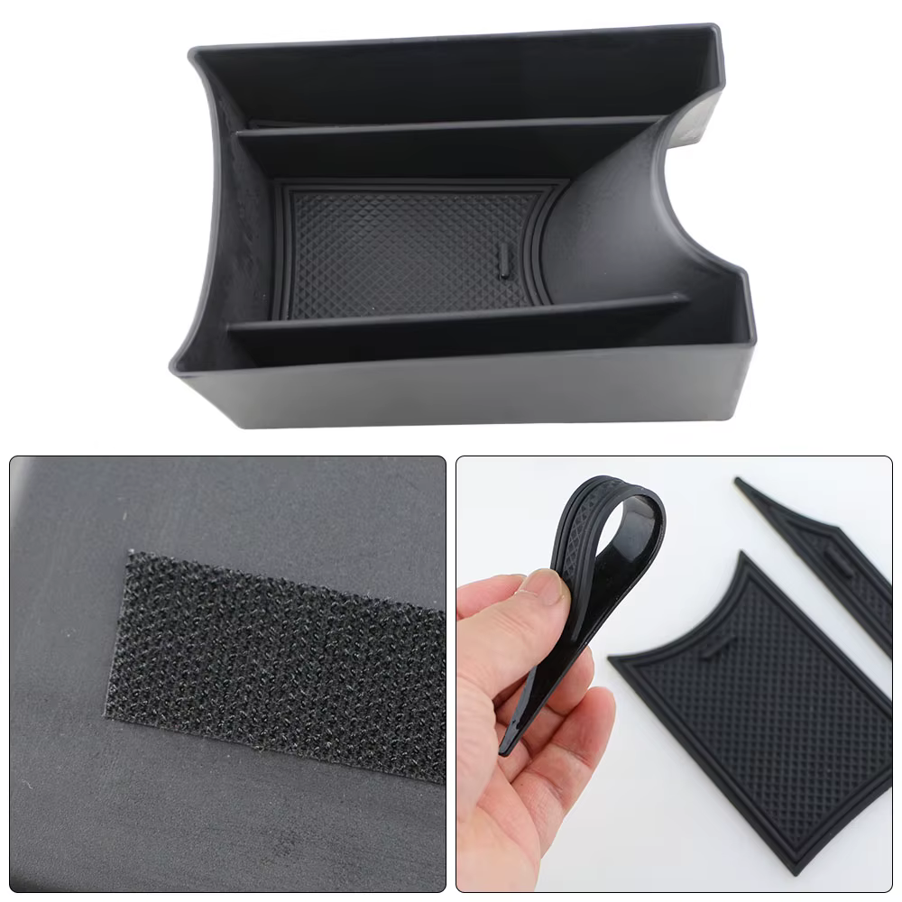 Accoudoir de Console centrale de voiture, boîte de rangement, organisateur de voiture, conteneur de rangement, accessoires d'intérieur, pour Volkswagen VW UP 2013 – 2021