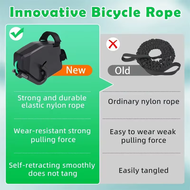 Corde de traction portable pour vélo
