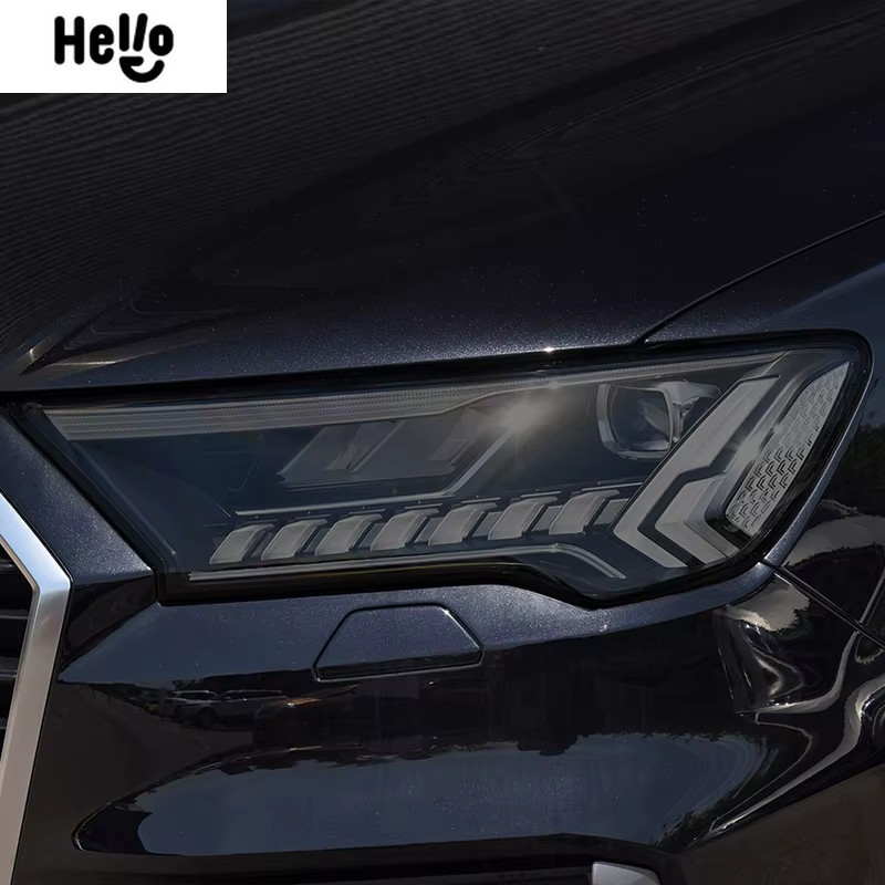 Film de protection autocollant en TPU noir fumé, pour Audi Q2 Q3 F3 8U Q5 Q7 4M Q8 SQ2 SQ5 SQ8 RSQ3 RSQ8, accessoires