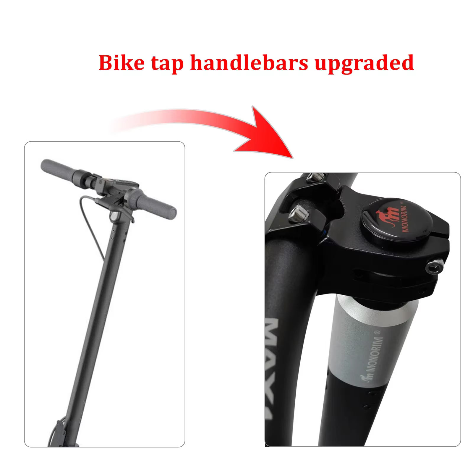 Monorim – pince de guidon pour Scooter électrique Segway Max G30 G30D G30LE G30LP