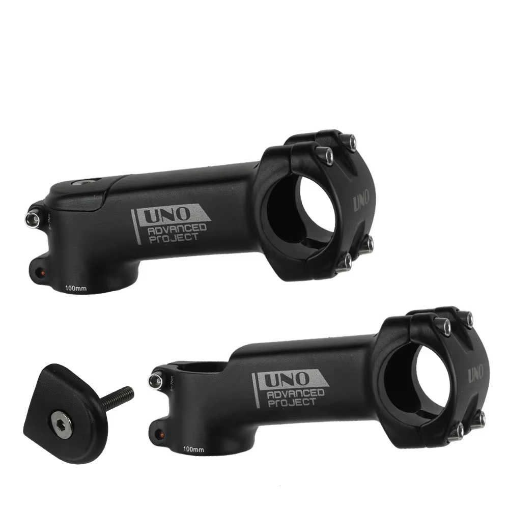 Tige de vélo UNO 7 degrés tige de vélo de route vtt 31.8mm riser carré avec couvercle 70-120mm pièces électriques de vélo de montagne