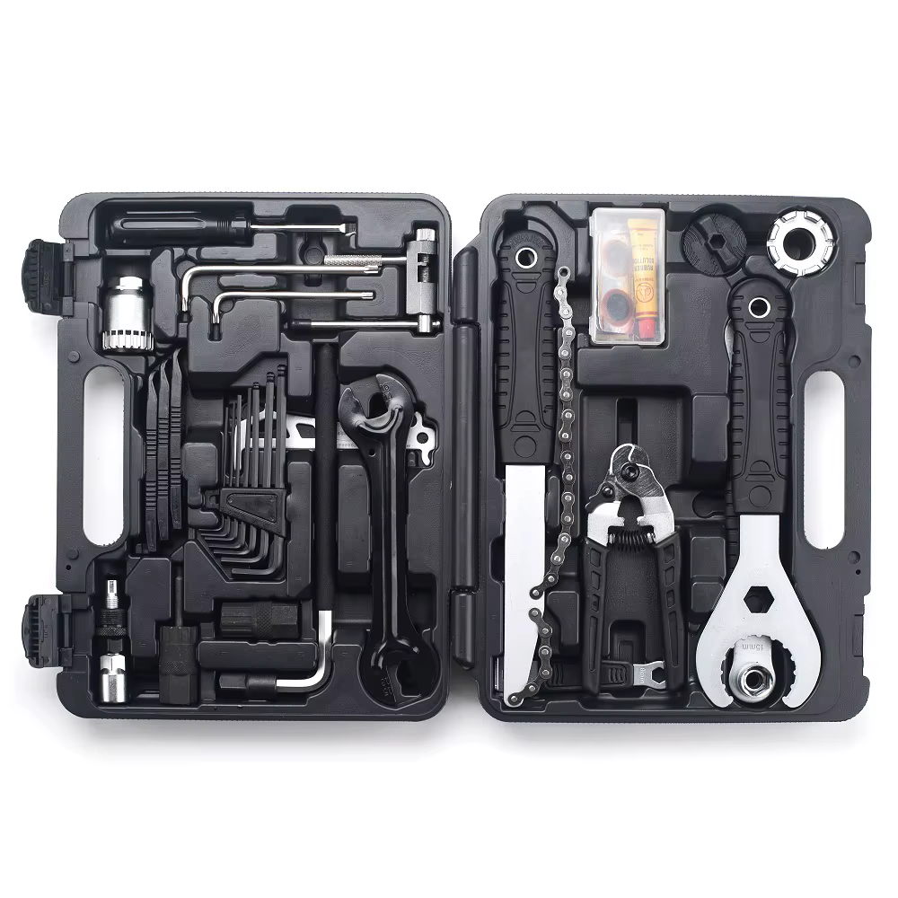 Trousse à outils professionnelle pour vélo 21 en 1 | Outil de réparation multifonction pour manivelle