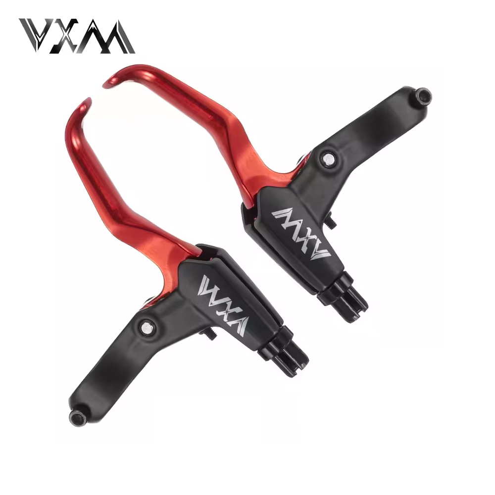 1 paire de leviers de frein de vélo en alliage d'aluminium ultraléger de haute qualité poignée