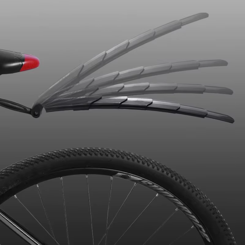 Garde-boue rétractable pour vélo de montagne