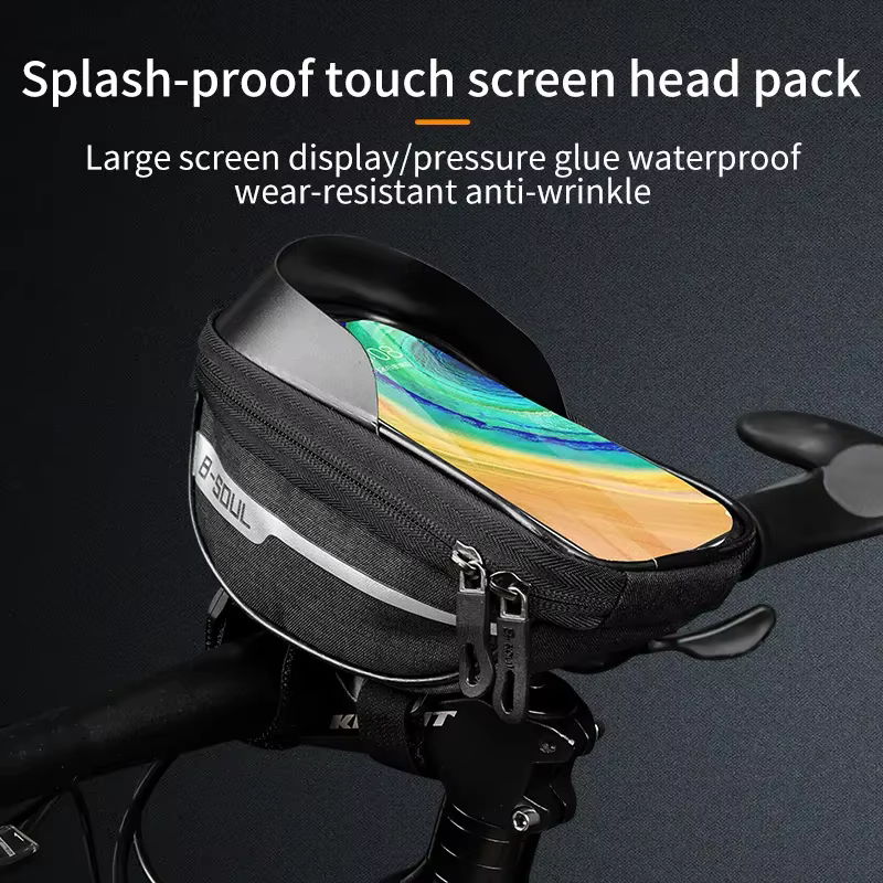Sac de cadre avant de téléphone de vélo/vélo