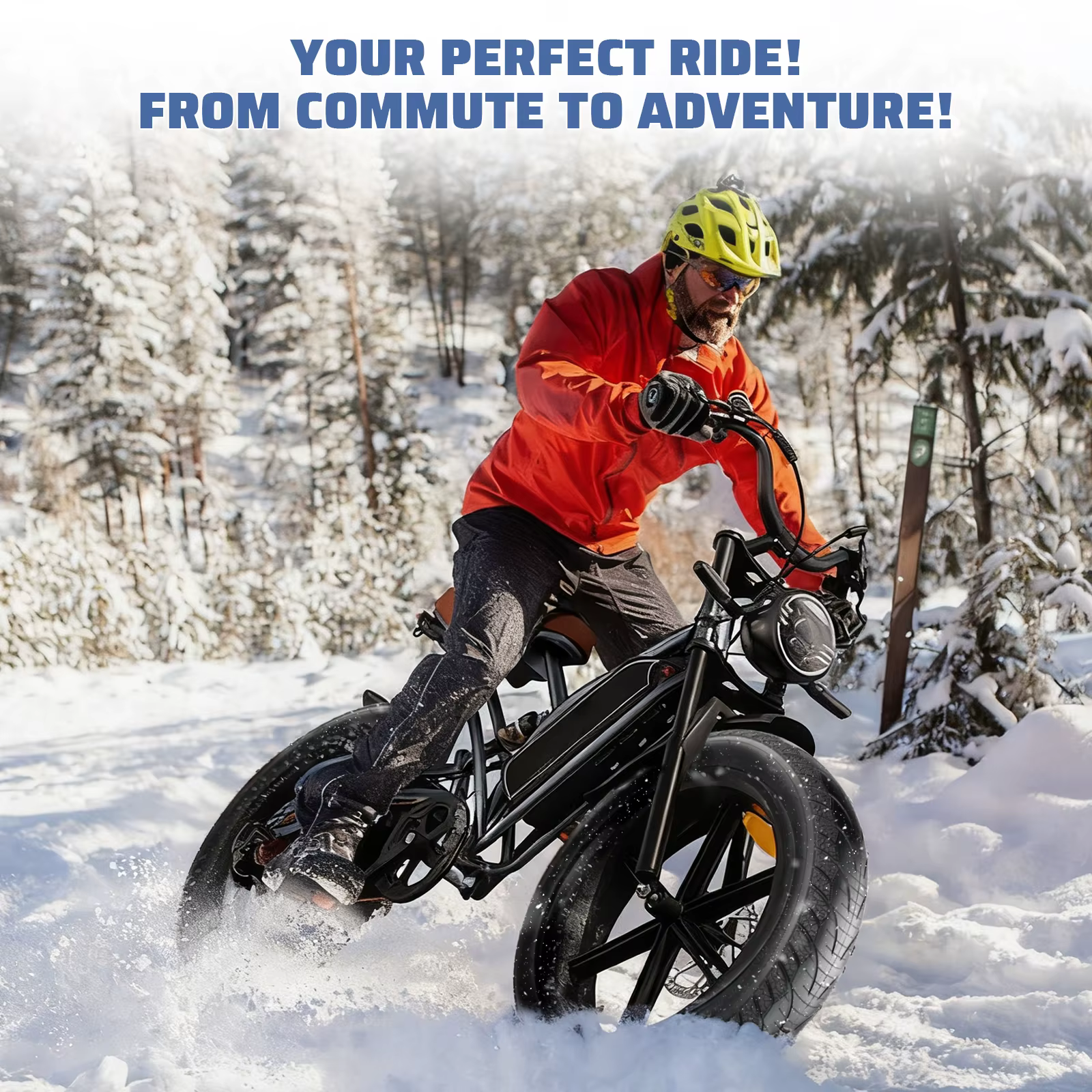ZUKKA 20x4.0 1 Pack Pneu de Vélo Électrique à Haute Performance - Robuste