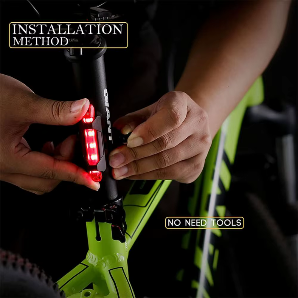 Lumière colorée pour vélo de ville et VTT
