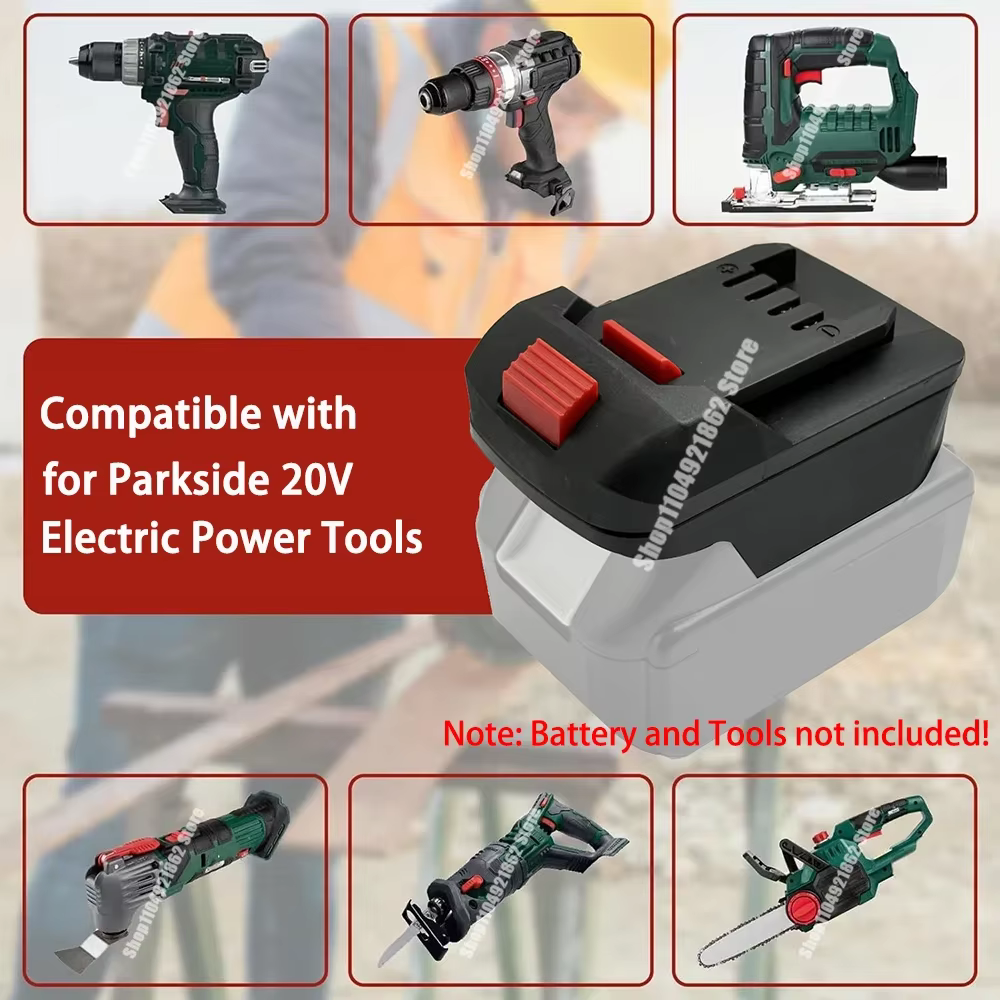 BL1830 accessoires de batterie Li-ion pour Parkside pour XTeam 20V adaptateur d'outil électrique convertisseur pour batterie Li-ion Makita 18V